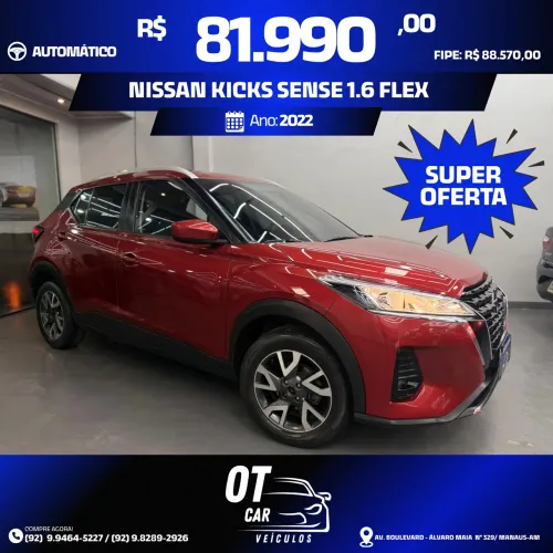 Nissan Kicks Sense 1.6 16V Flex AUT 2022