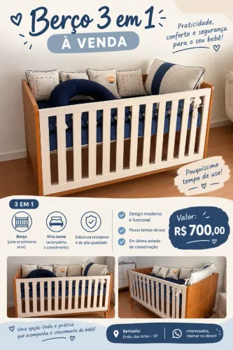 Berço 2 em 1