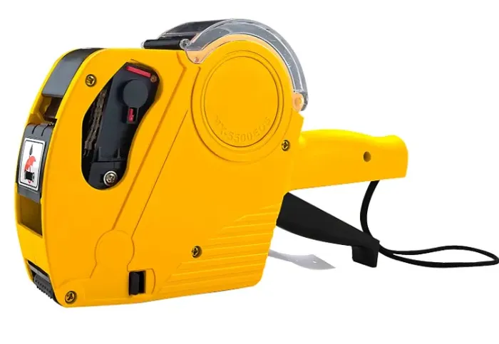 Etiquetadora Manual Mx5500 8 Dígitos Amarela Tinta Etiquetas Amarelo