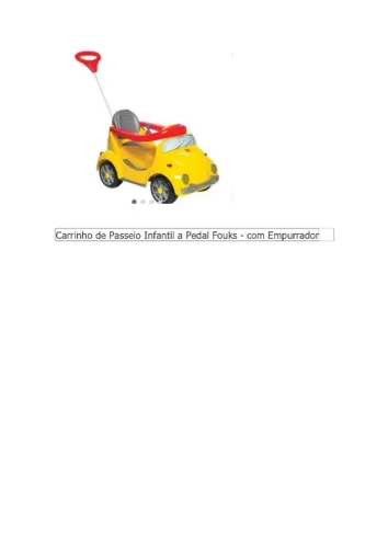 CARRINHO DE PASSEIO - ANDADOR