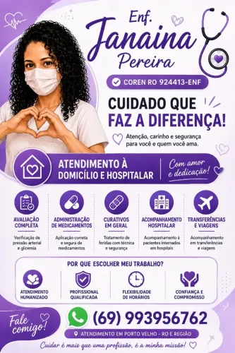 Enfermeira disponível 