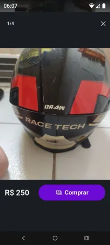 Capacete rece tech