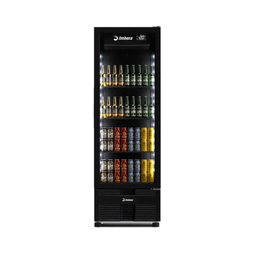 (Produto novo na caixa) Cervejeira 569 Litros Porta de Vidro Full Black CCV355 220V Imbera