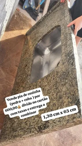 Pia com cuba