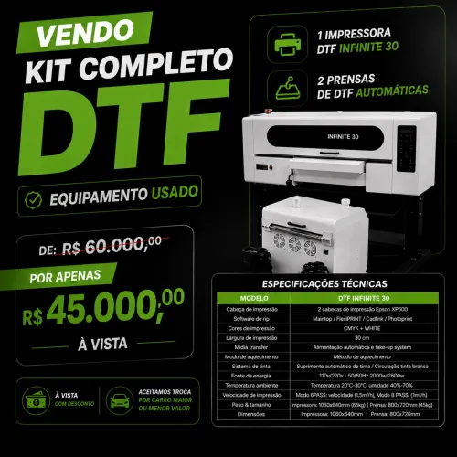 VENDO IMPRESSORA DTF 2 CABEÇAS 