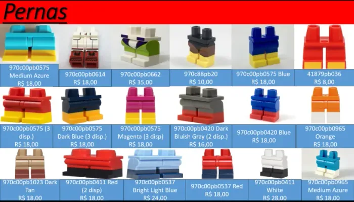 lego peças e acessórios