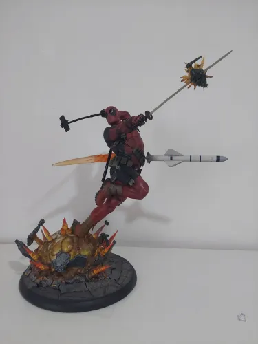Deadpool exclusivo Sideshow premium format sem caixa