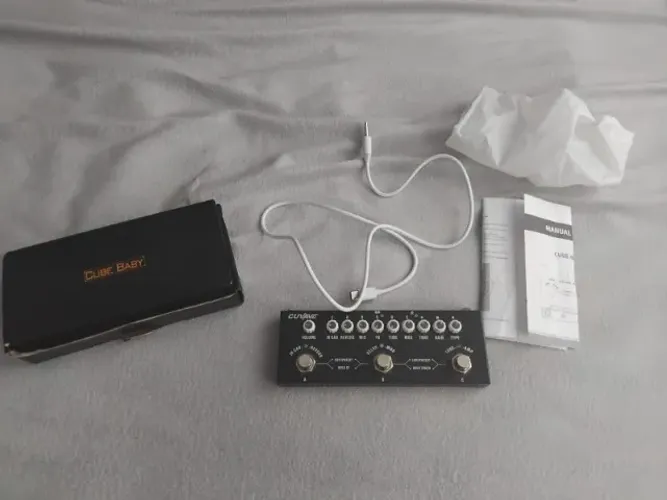 Pedal distorção guitarra cube baby