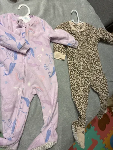 Macacões fleece carters 12m