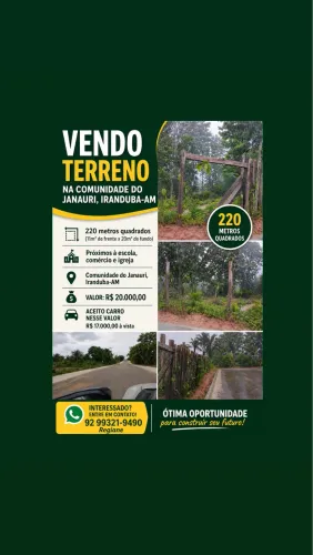 Terreno na Comunidade Janauari