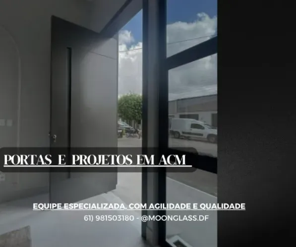 Sua fachada não pode passar despercebida- PORTAS EM ACM