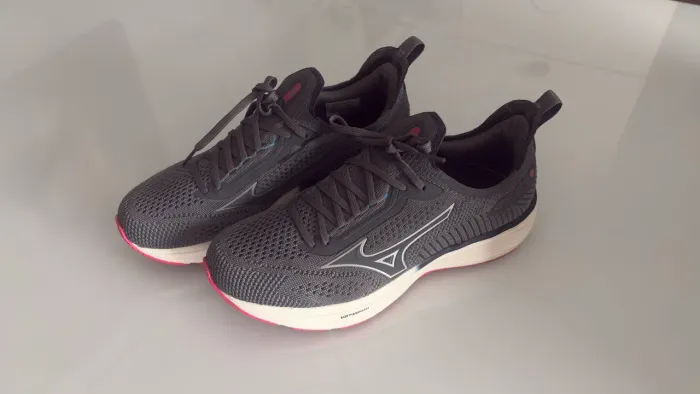 Tênis Mizuno Feminino Cinza/Rosa