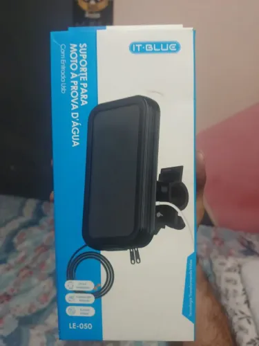 Suporte Smartphone Moto Guidão Usb Case Vedado Universal