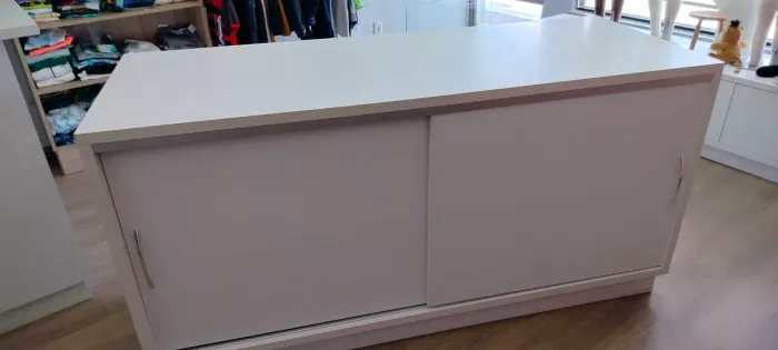 Balcão MDF branco (pra vender rápido)