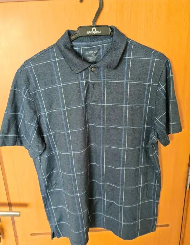 Camisa polo quadriculada