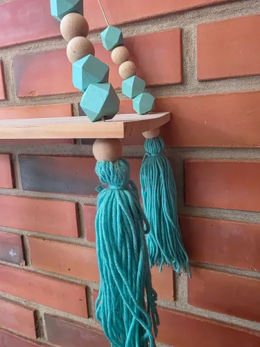 Prateleira de Corda Verde