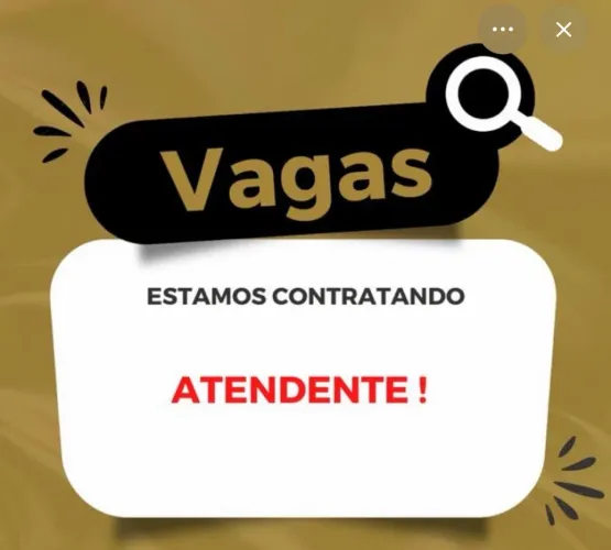 Vaga de atendente
