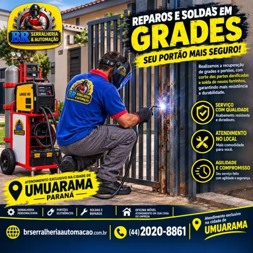 Serralheria Personalizada e Portão Eletrônico em Umuarama-pr