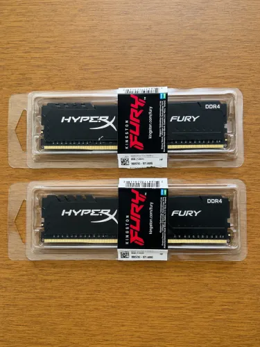 MEMÓRIA RAM KINGSTON FURY 8GB DDR4 2666MHz ? 2 UNIDADES