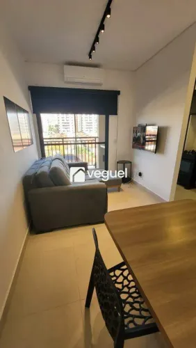Apartamento mobiliado com 54,08 m² de área útil para locação no Jardim São Luiz em Ribeirã