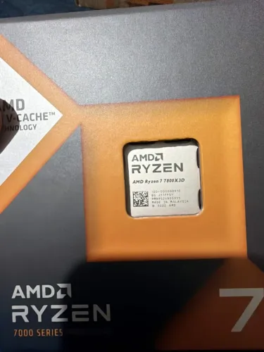 Processador AMD Ryzen 7 7800x3D, 5.0GHz Max Turbo ,Cache 1004mb AM5 8 núcleos vídeo entegr