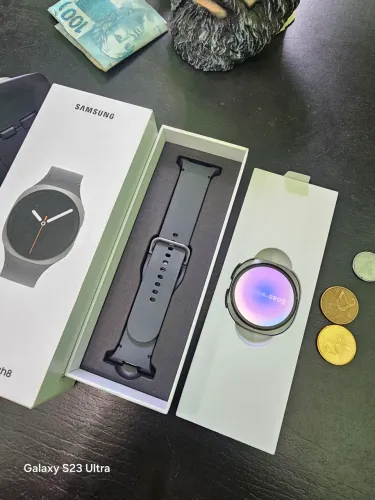 Galaxy watch 8 44mm novíssimo! Sem detalhe aceito cartão com acréscimo.