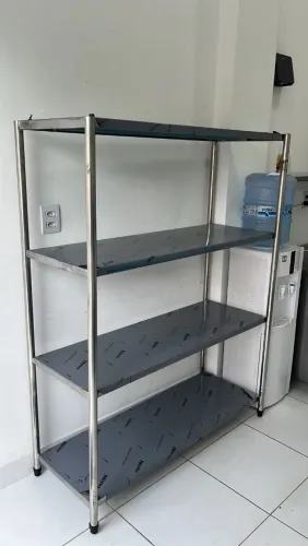 Estantes de inox direito da fábrica