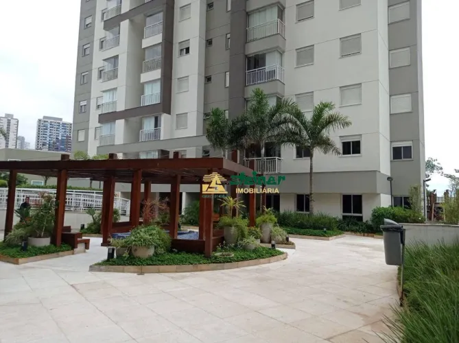 Apartamento com 2 dormitórios para alugar, 62 m² por R$ 3.555,00/mês - Vila Augusta - Guar