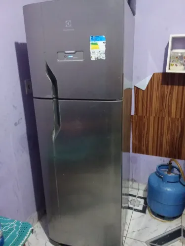 Geladeira inox