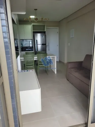 Apartamento Quarto e Sala mobiliado e decorado para alugar no Bleach Class Ondina com 39,4