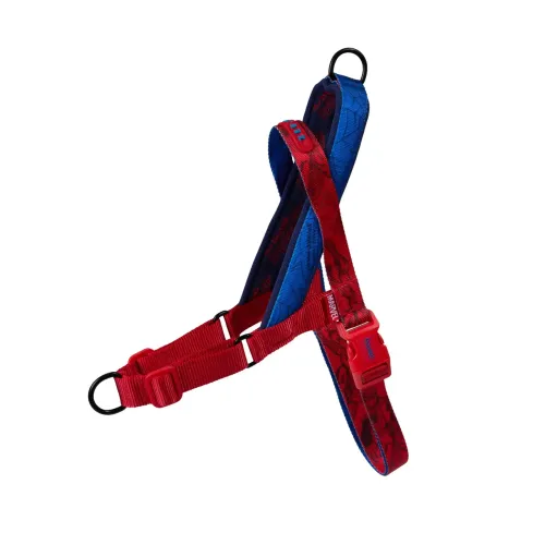 Peitoral Anti Puxão Zee. Dog SofterWalk Spiderman para Cães - P