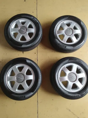 Rodas Audi A3 97/03 aro 15 e Pneus Pirelli P7 205/60/15