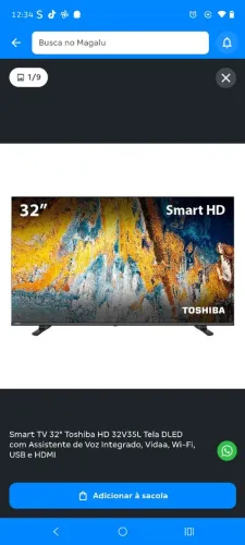 Tv Toshiba seme nova