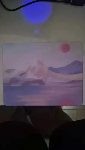 Mousepad de vidro 25x20cm