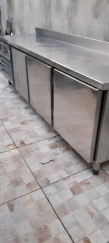 Balcão refrigerado inox
