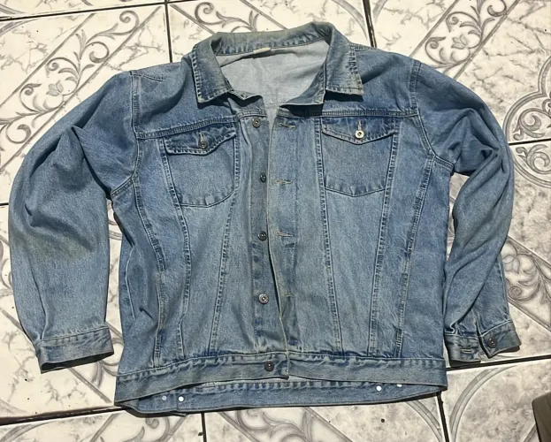 Jaqueta hard rock café tamanho G jeans bom estado