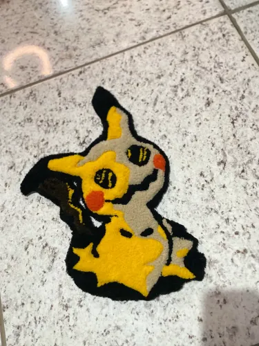 Pokémon Tapete lã Mimikyu 43cm comprimento por 30cm largura um