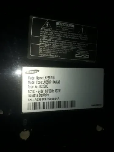 TV Samsung 26" LCD + Entradas HDMI/VGA (Urgente p/ Retirada até 26/10)
