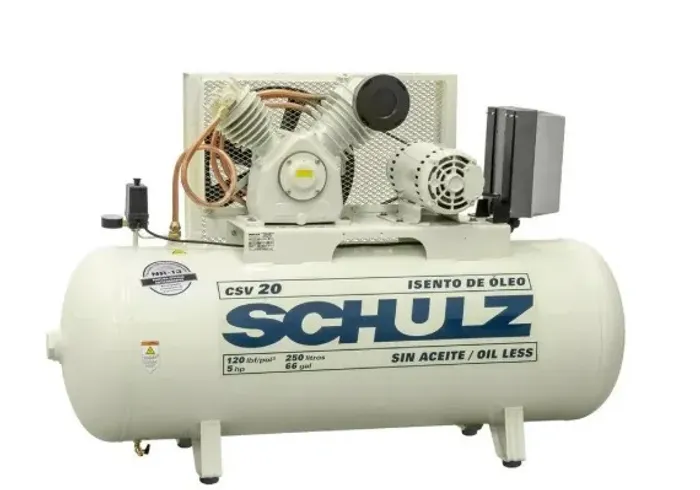 Compressor Odontologico Schulz - Csv 20/250, 120 Libras , 220V Trif