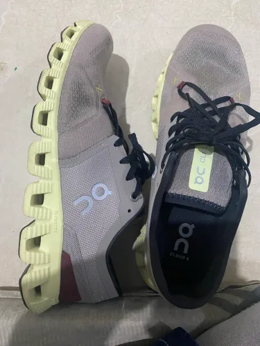 Tênis On Running Cloud X 3 Masculino - Original (Cor: Fog / Hay)