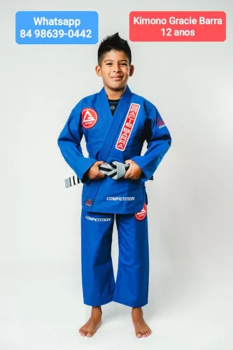 Kimono Jiu-jitsu Gracie Barra infantil 12 anos