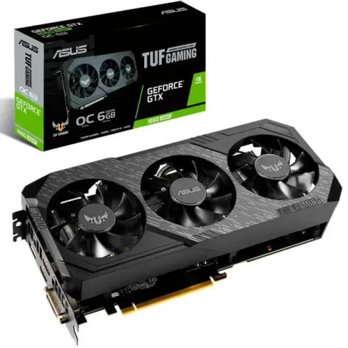 Placa de Vídeo Asus TUF3 NVIDIA GeForce GTX 1660 SUPER, 14.0 Gbps, 6GB, GDDR6, Turing Shad