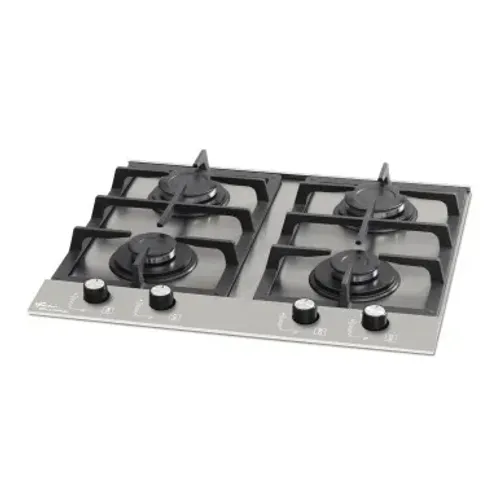 Cooktop à Gás Fischer 4 Bocas Platinium Prime Trempe em Ferro Fundido 20874-51521 Bivolt