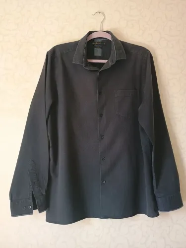Camisa Angelo Litrico masculina GG preta | slim fit | 100% algodão