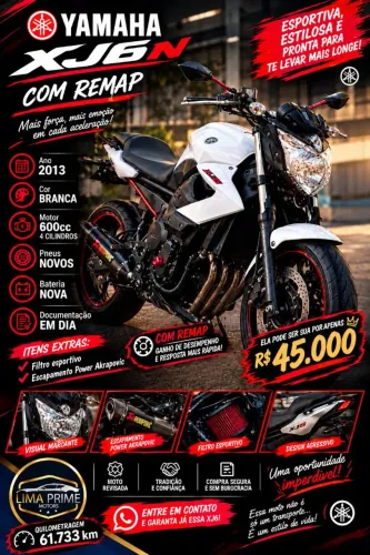 YAMAHA XJ6N COM REMAP