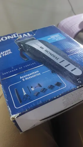 Aparelho Cortador de Cabelos seminovo várias lâminas