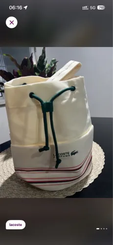 Sacola Lacoste 