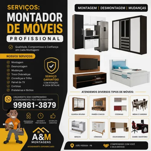 MONTADOR ESTOU DISPONÍVEL