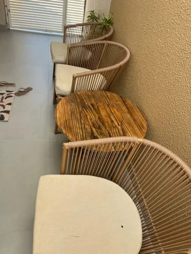 Conjunto cadeiras área externa