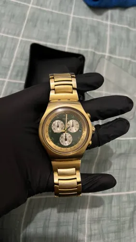 Swatch cara verde 